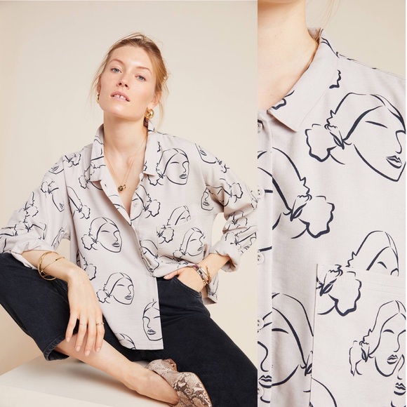 Anthropologie Tops - Anthropologie Della Buttondown